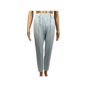 Scoop Pin Tuck Track Pants , Womens XS , Light Blue